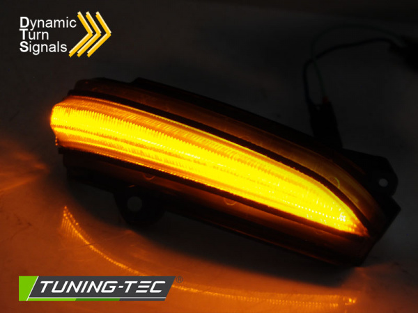 Upgrade LED Spiegelblinker für Ford Mondeo MK5 / Fusion 14-18 schwarz/rauch dynamisch